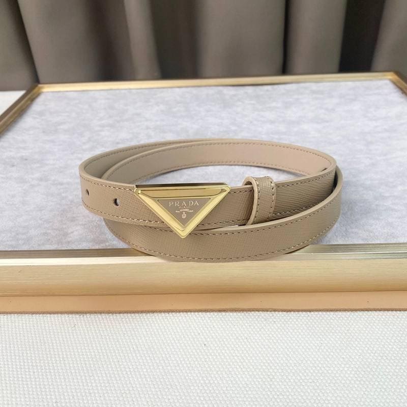 Prada Saffiano leather belt 'Sand Beige' | Banlieue91