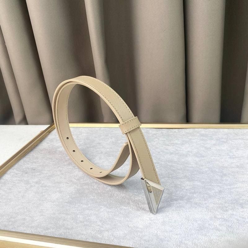 Prada Saffiano leather belt 'Sand Beige' | Banlieue91