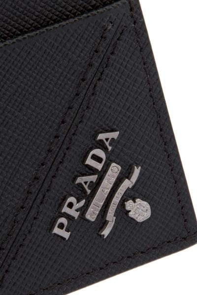 PRADA Saffiano Leather Mini Card Holder | Banlieue91