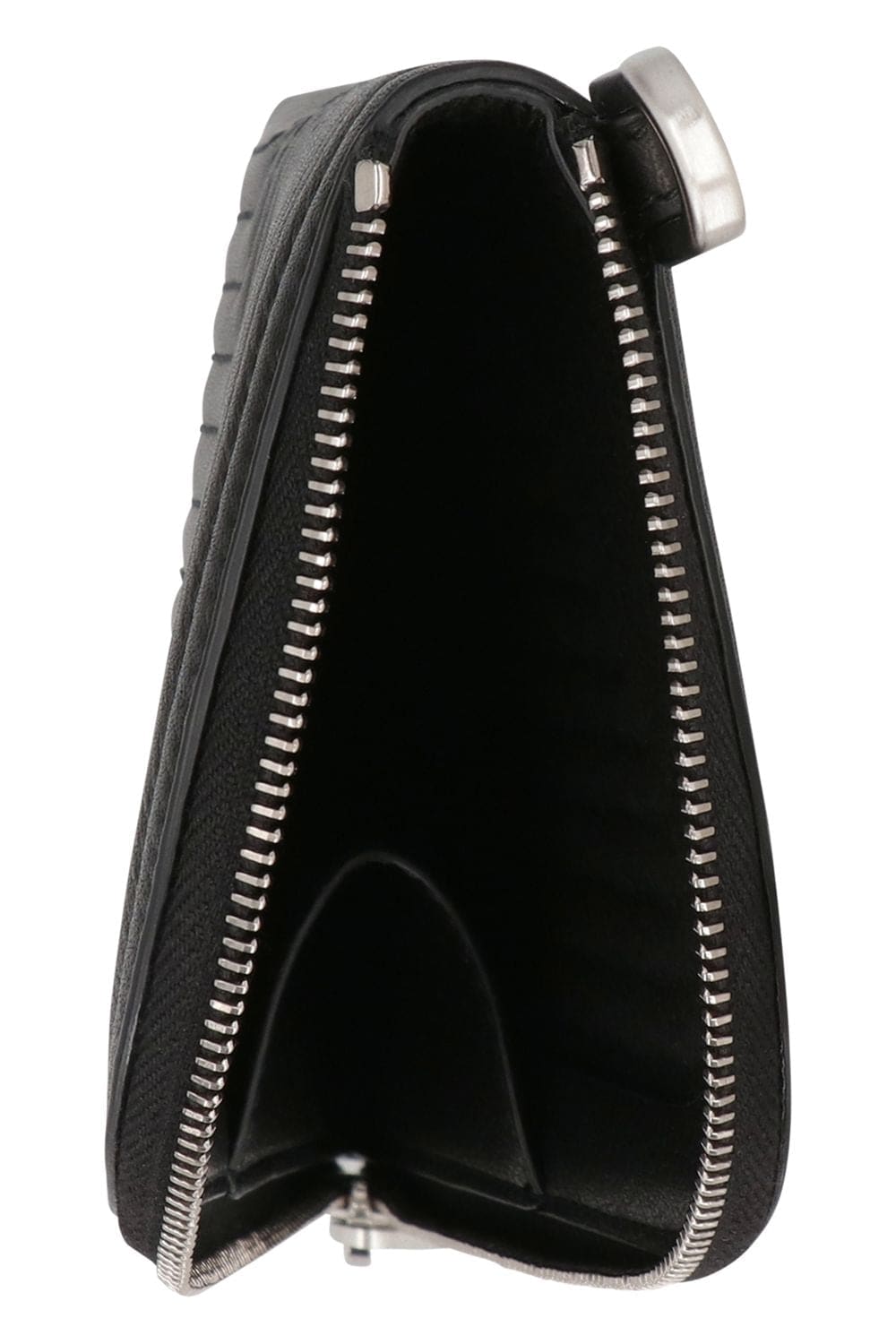 RICK OWENS Mini Leather Wallet with Decorative Stitching | Banlieue91