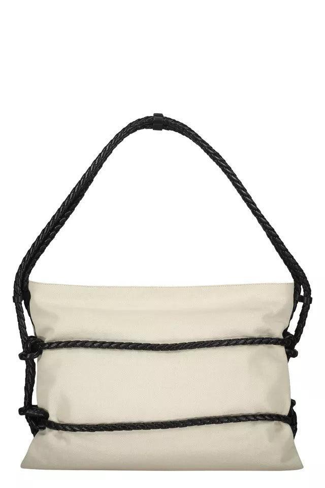 Bottega Veneta Quadronno canvas shoulder bag - Banlieue91