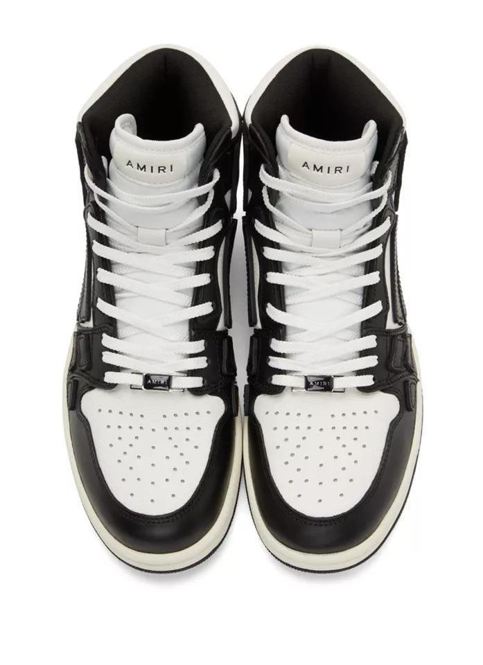 AMIRI Skel Top High 'White Black' - Banlieue91 -