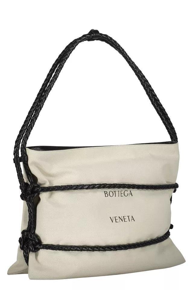 Bottega Veneta Quadronno canvas shoulder bag - Banlieue91