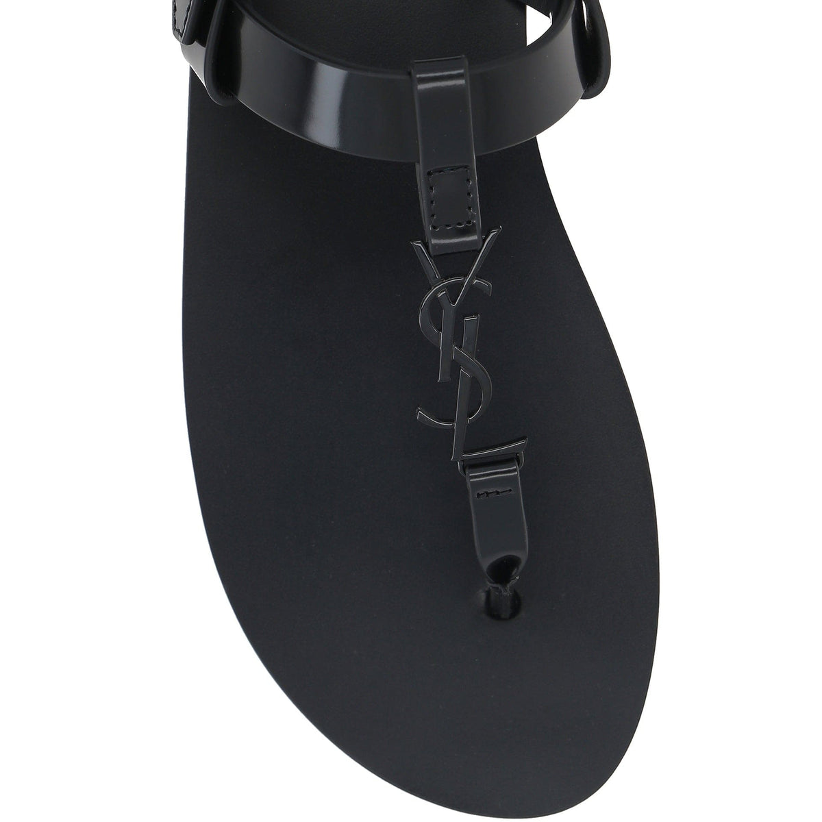 Saint Laurent Cassandre 05 Flat Sandals | Banlieue91
