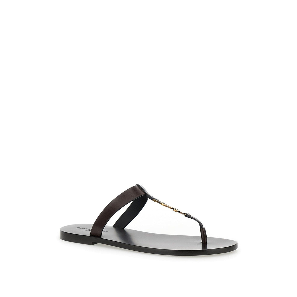Saint Laurent Cassandre 05 Flat Sandals | Banlieue91
