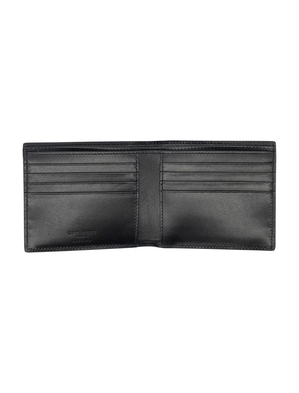 SAINT LAURENT East/West Mini Bi-Fold Wallet - FW25 | Banlieue91