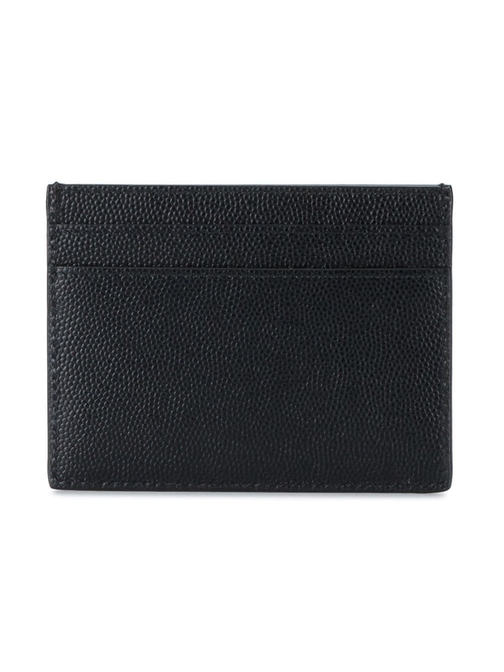 SAINT LAURENT Mini Leather Cardholder | Banlieue91