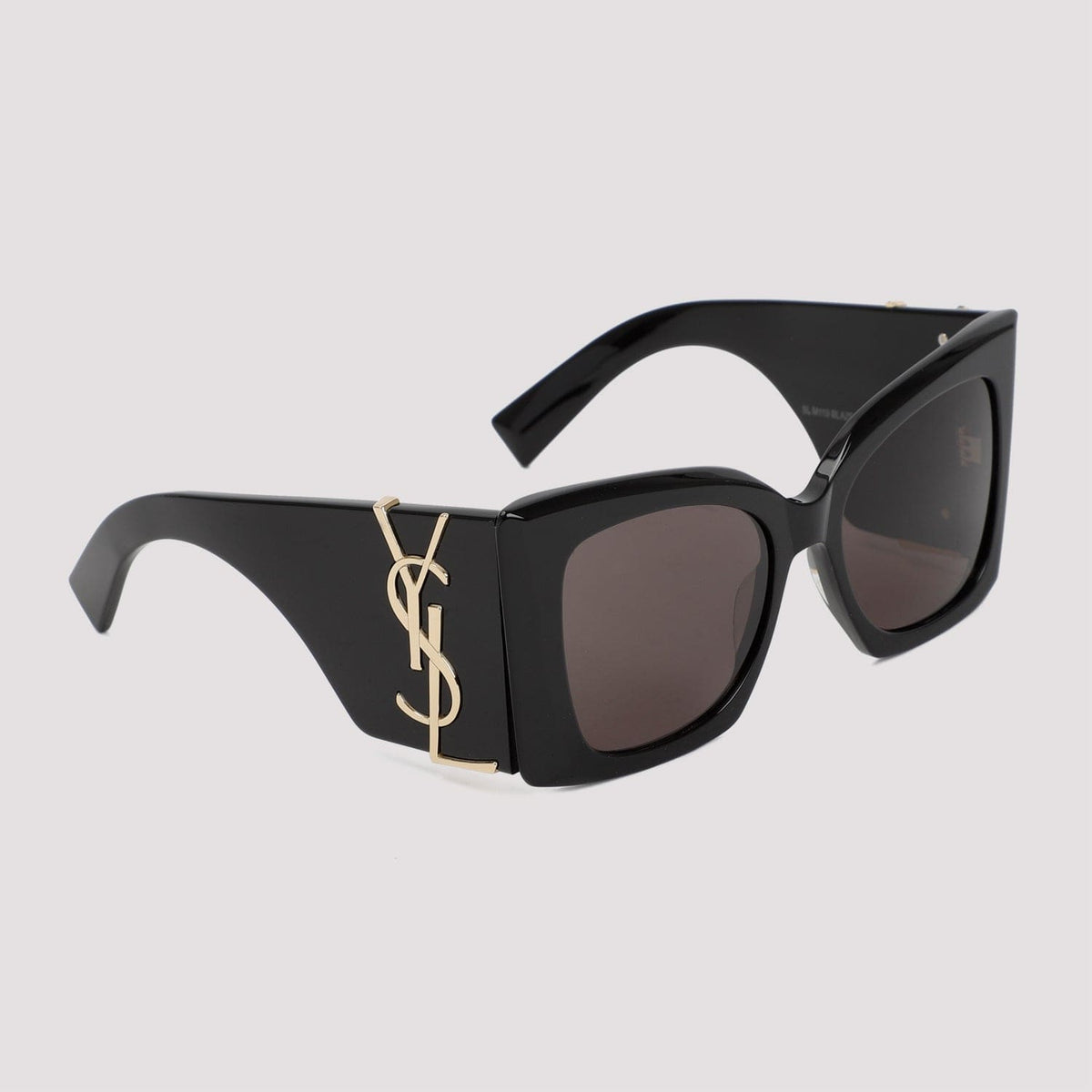 SAINT LAURENT Sleek Acetate Sunglasses with Gold Details | Banlieue91