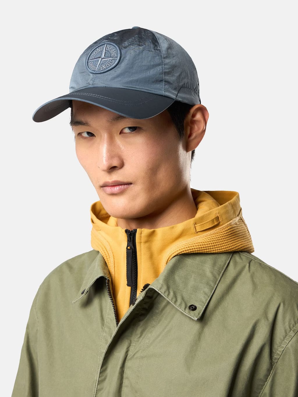 STONE ISLAND Nylon Metal Baseball Cap | Banlieue91