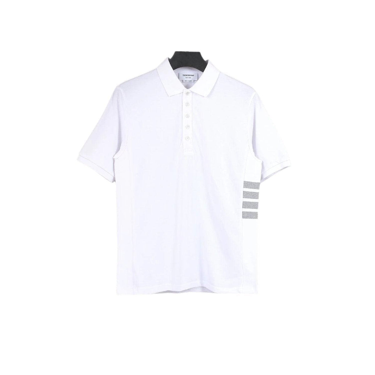 Thom Browne White T-Shirt with Collar | Banlieue91