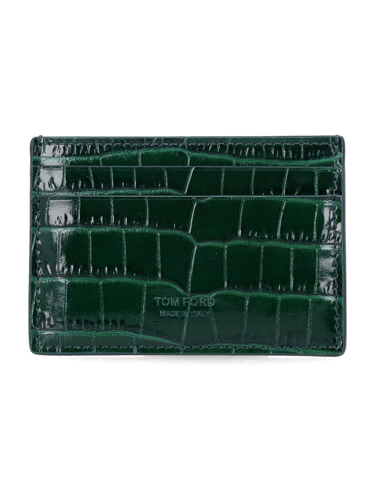 TOM FORD Mini Croco Leather Cardholder | Banlieue91
