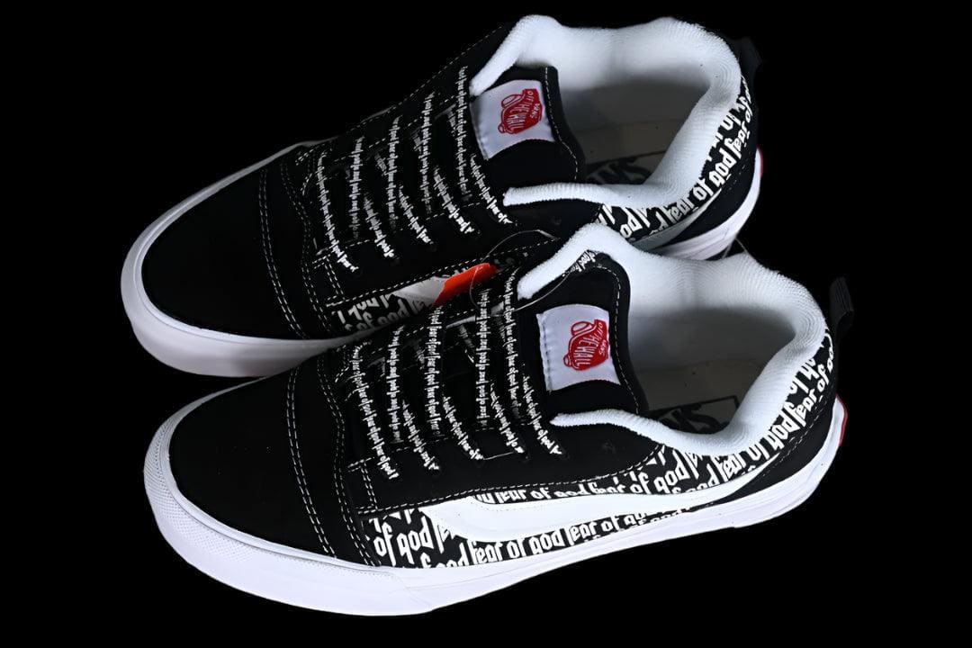 Vans Knu Skool Fear Of God 'Black/White' | Banlieue91