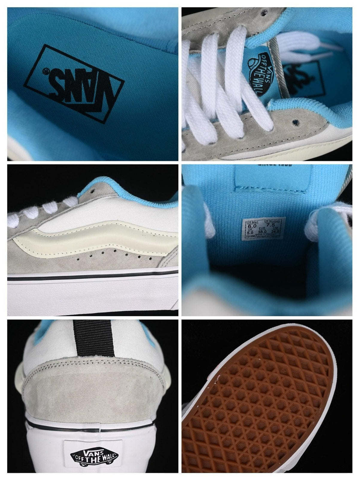 Vans Knu Skool 'Grey/White/Blue' | Banlieue91