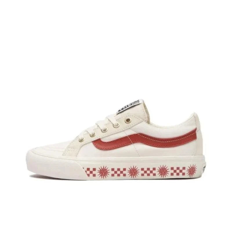 Vans SK8-Low 'White Red' | Banlieue91