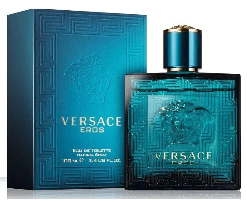 Versace Eros for Men Cologne – 100 ML (3.4 oz) EDT Spray | Banlieue91
