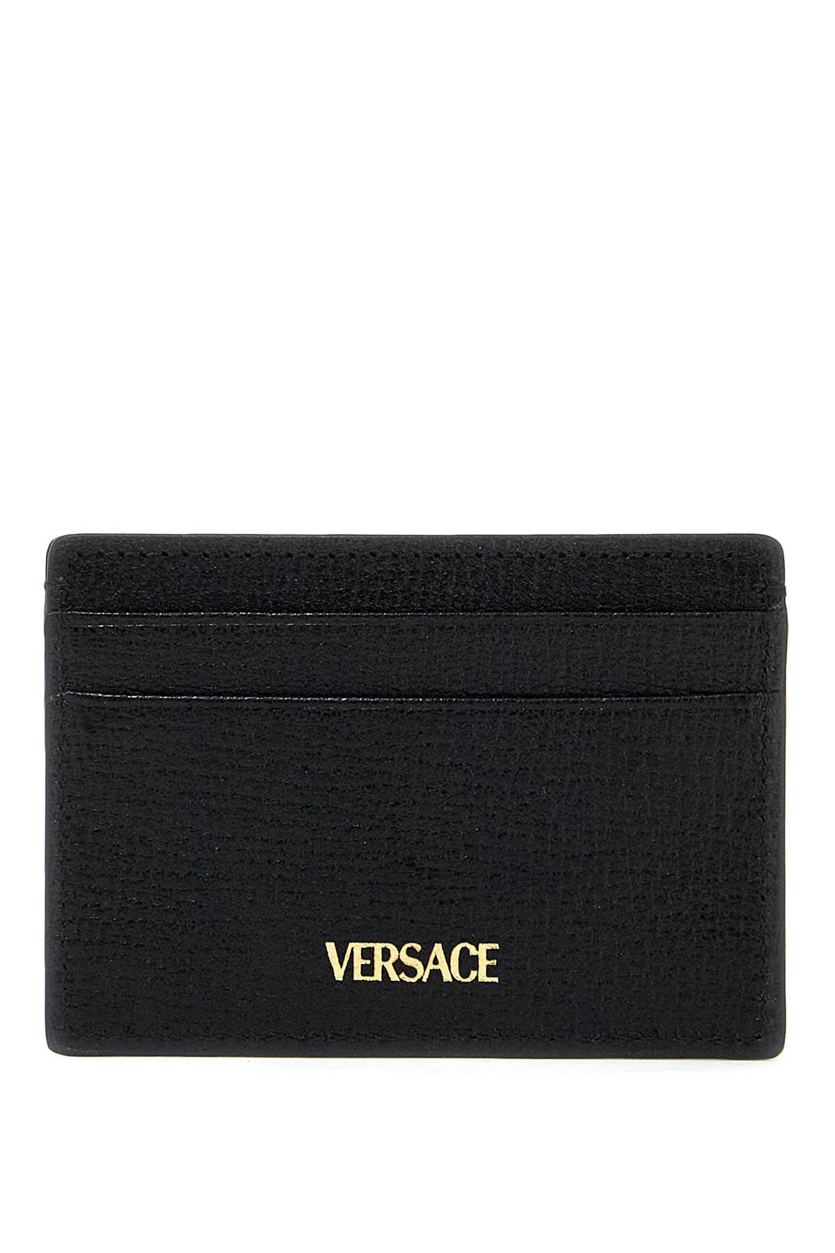 VERSACE Mini Leather Medusa Card Holder | Banlieue91