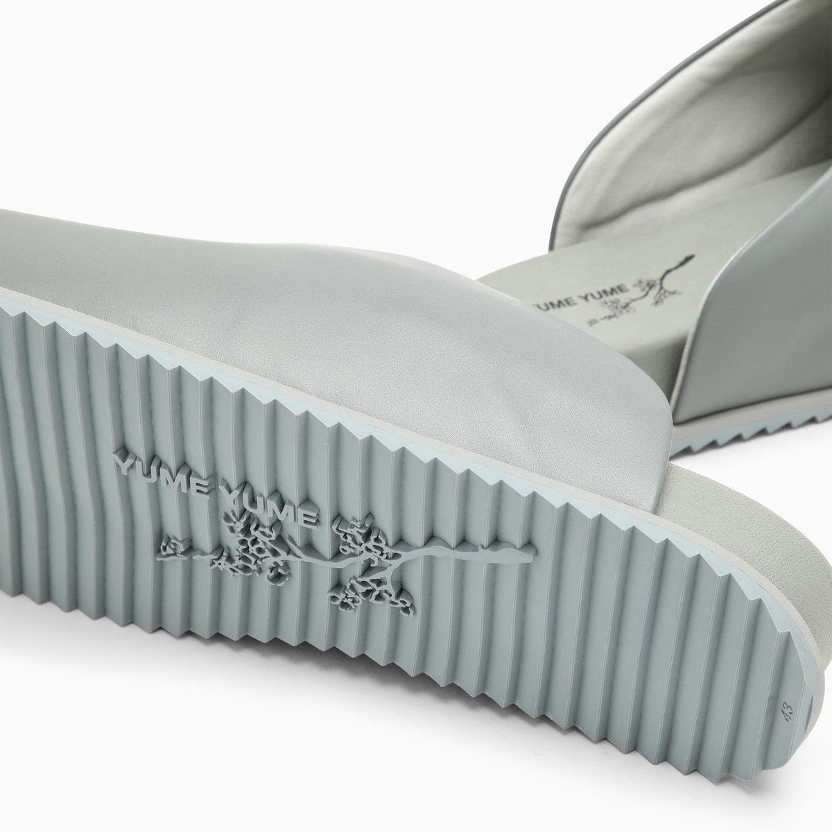 Yume Yume Grey Leatherette Truck Mules | Banlieue91