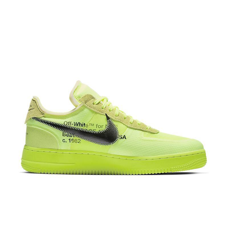 Nike Air Force 1 Low '07 Off-White 'Volt' - Banlieue91