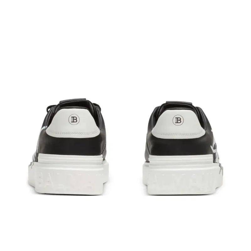 BALMAIN B Court Low-Top Sneakers 'Black/White' - Banlieue91 -