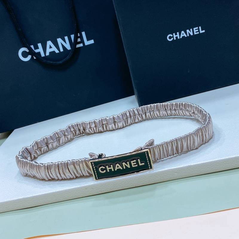 Chanel Women Logo Banding Belt 'Golden' - Banlieue91