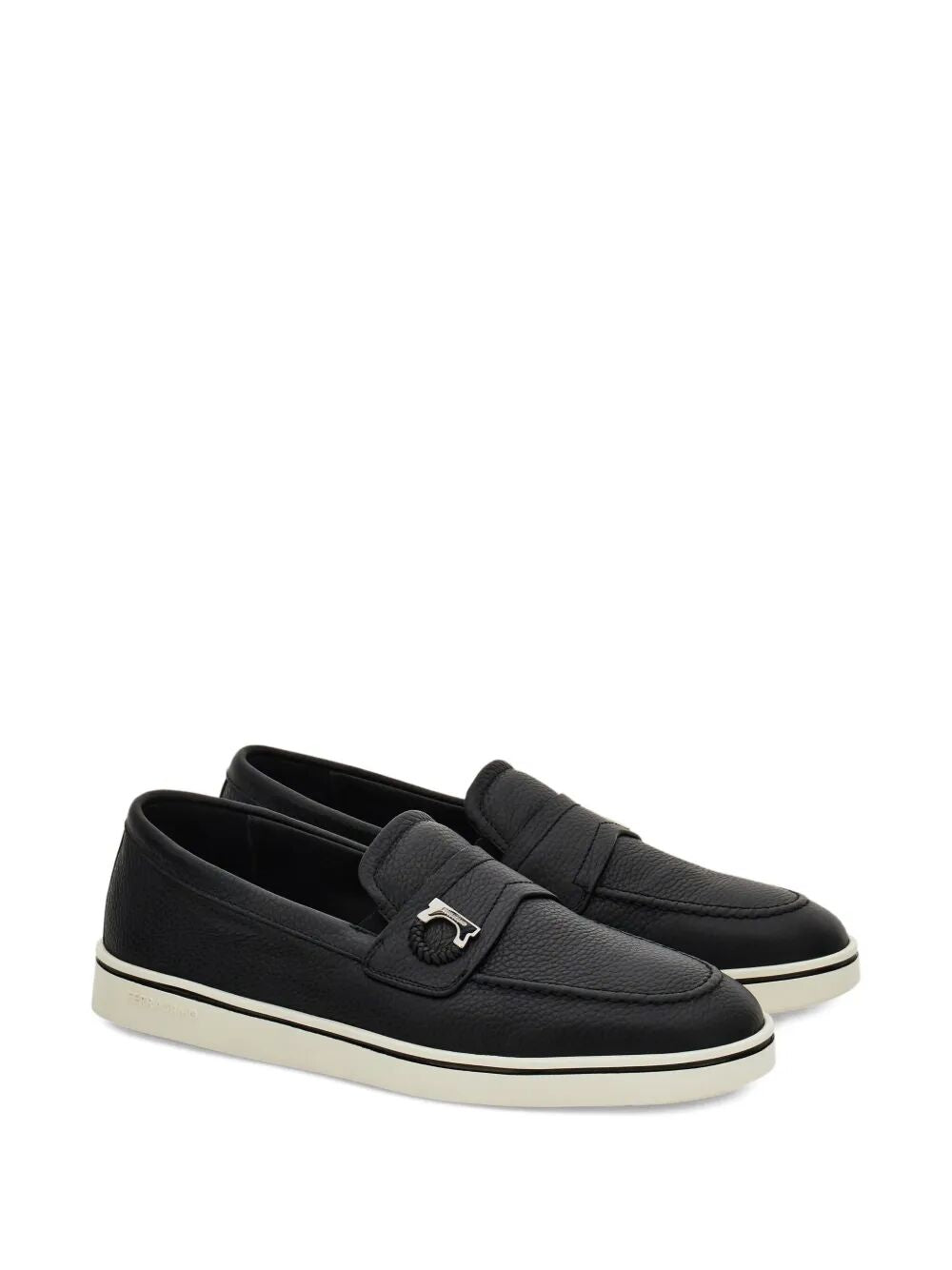 Ferragamo Men's Leather Moccasin Loafers - Banlieue91 -