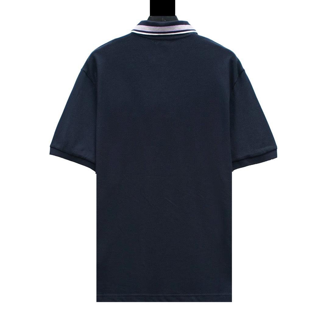 Gucci Blue T-shirt with a collar - Banlieue91