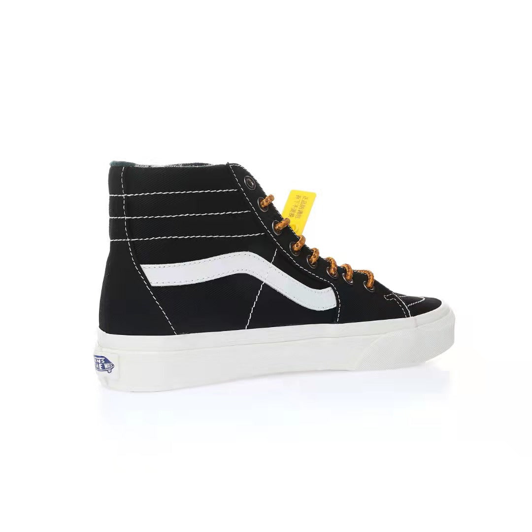 Vans Sk8-Hi Ca Throwback "Black/White/Brown" - Banlieue91 -