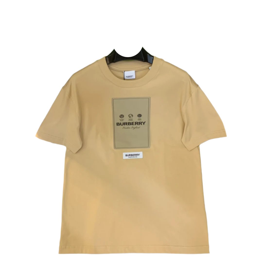 Burberry Beige T-Shirt Without Collar - Banlieue91