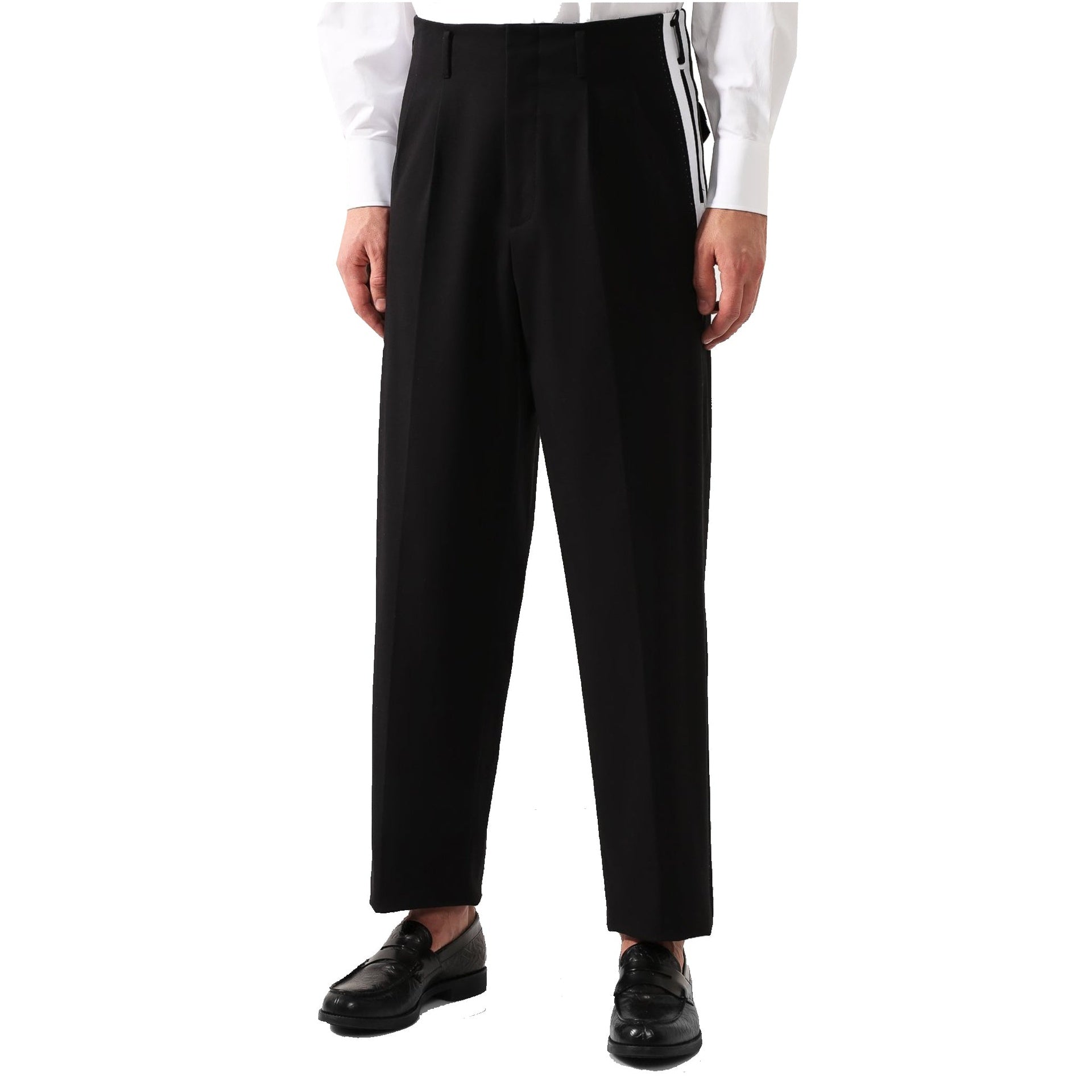 Dolce & Gabbana Side Stripe Pleat Trousers - Banlieue91 -