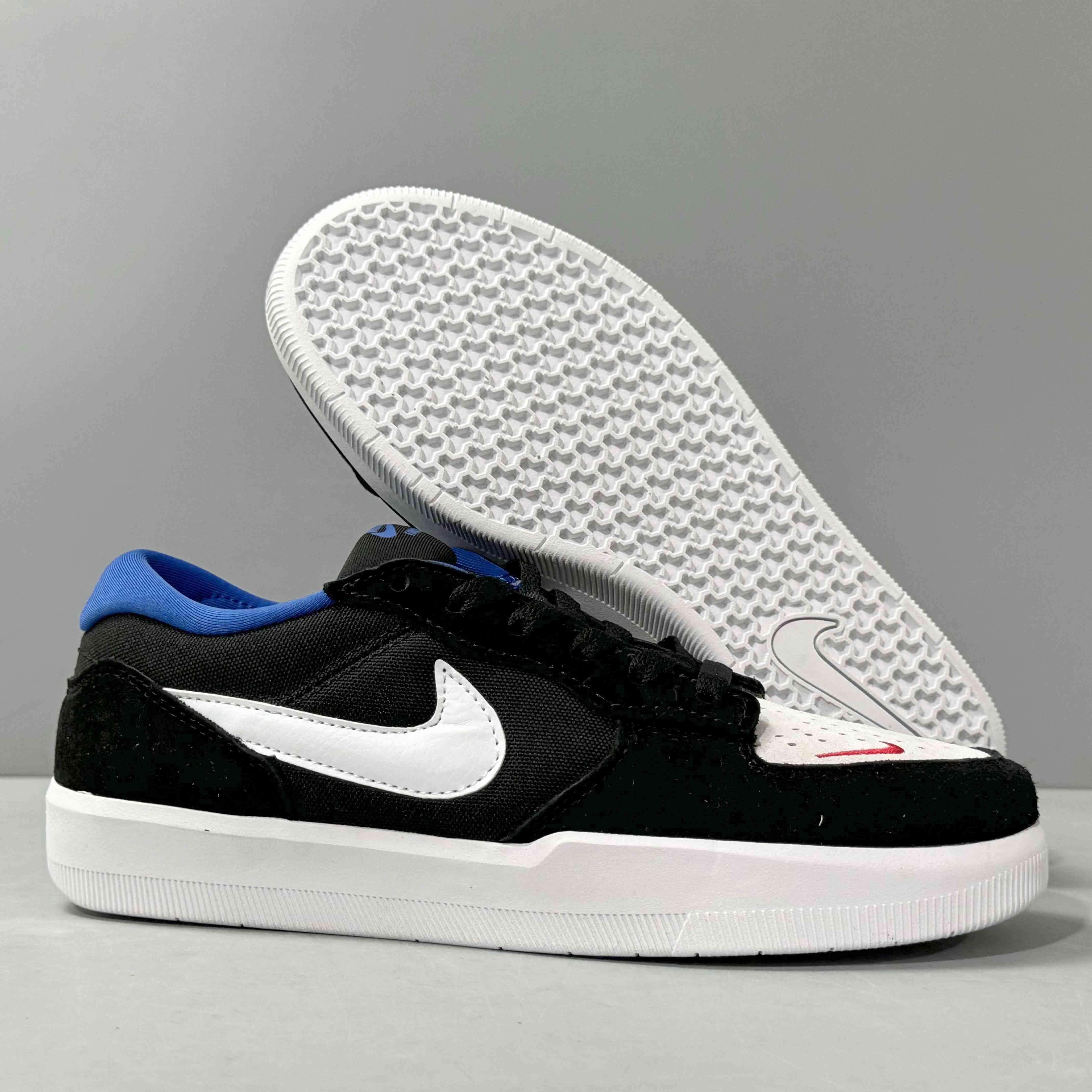 Nike SB Force 58 Black White Royal - Banlieue91