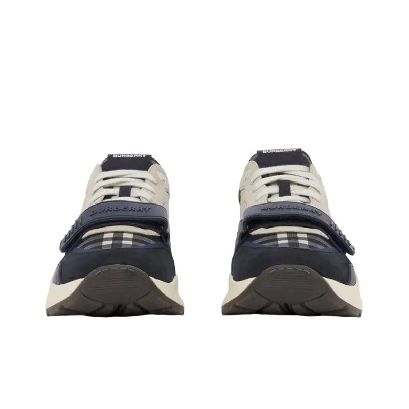 Burberry Check Sneakers 'Dark Charcoal Blue' - Banlieue91 -