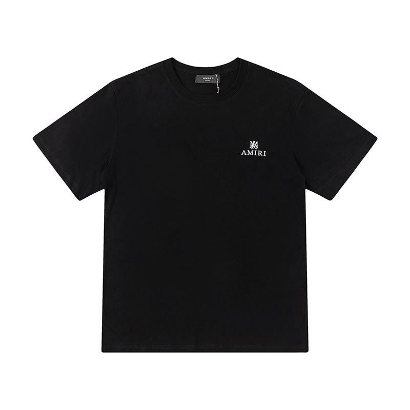 Amiri Black T-Shirt Without Collar - Banlieue91