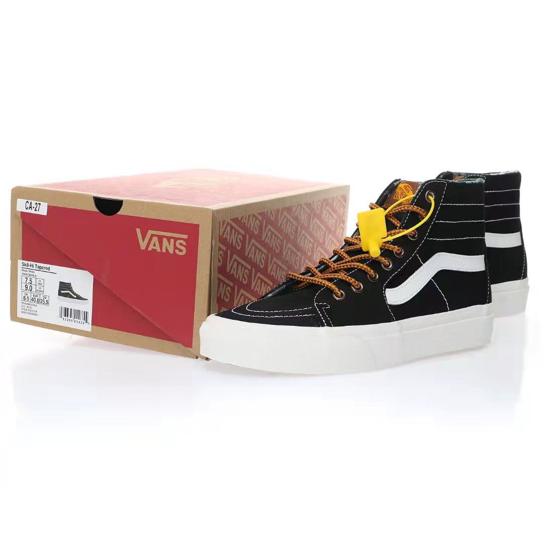 Vans Sk8-Hi Ca Throwback "Black/White/Brown" - Banlieue91 -