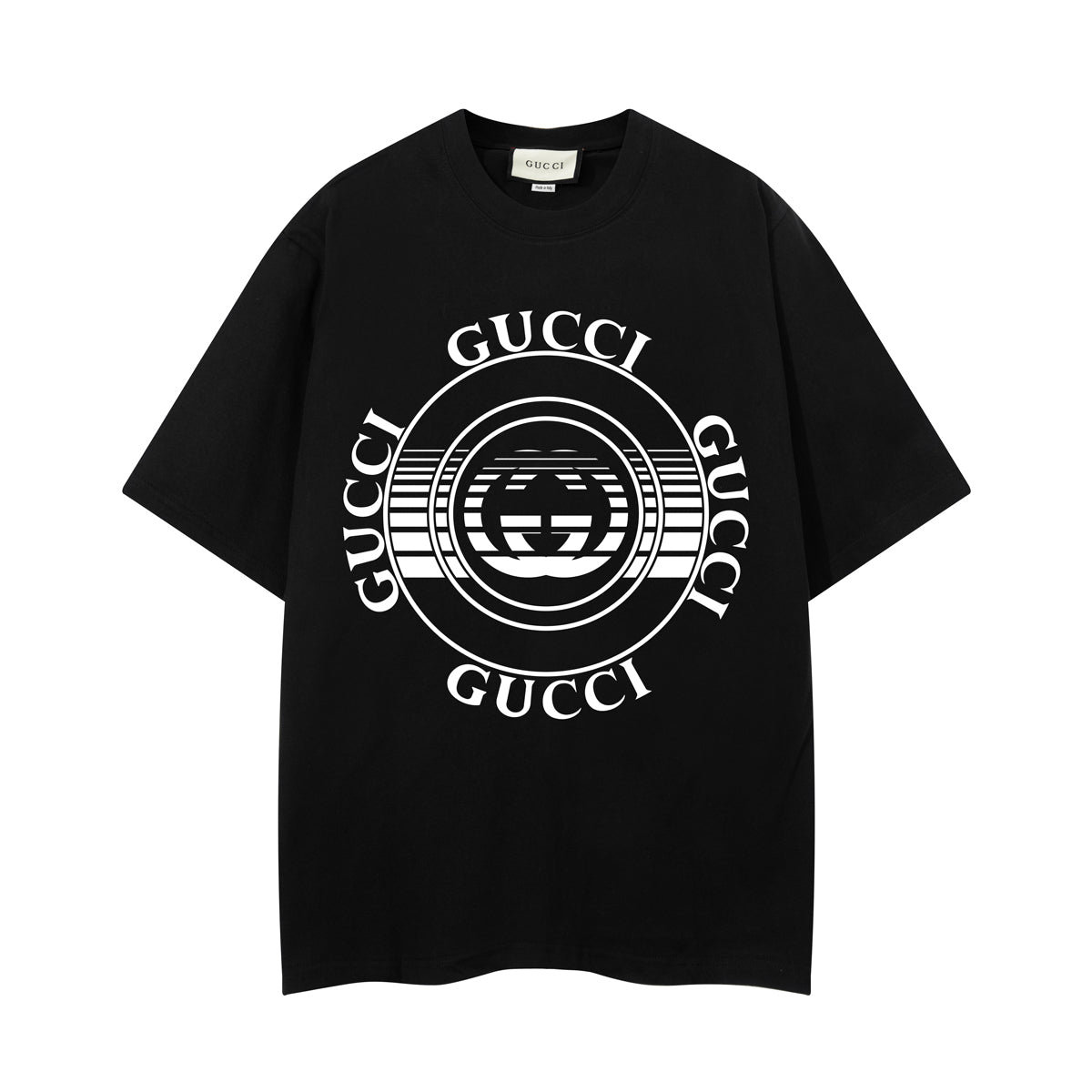 Gucci T-Shirt Without Collar 'Black & White' - Banlieue91