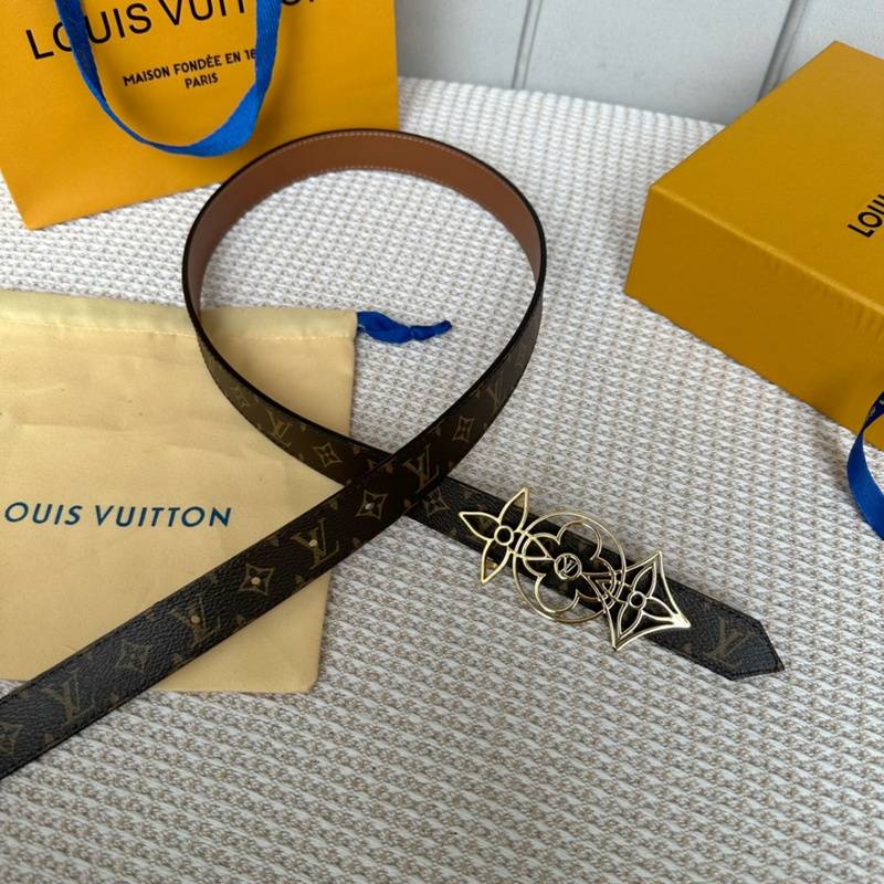 Louis Vuitton Woman Reversible Belt 'Brown' - Banlieue91