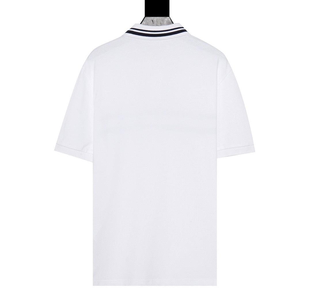 Gucci White T-shirt with a collar - Banlieue91