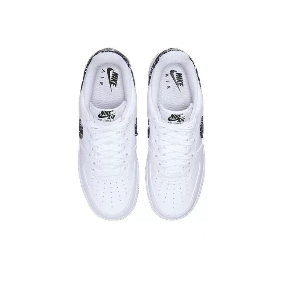 Nike Air Force 1 'Essential White Black Paisley' - Banlieue91