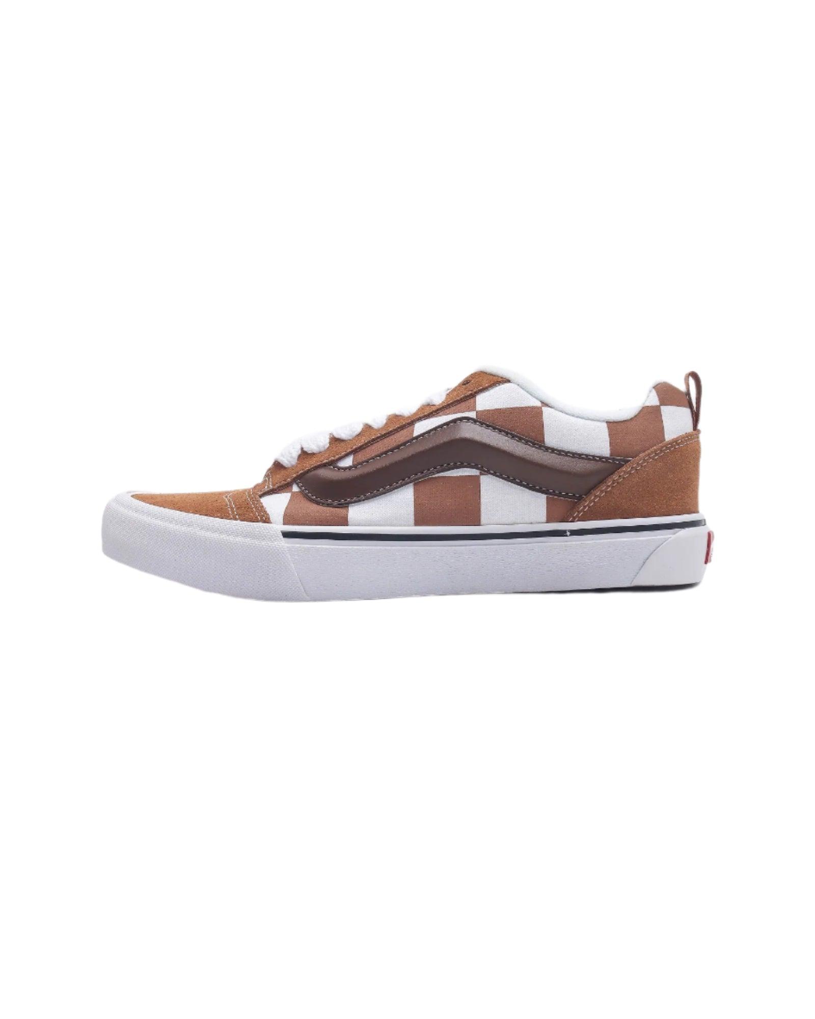 Vans Knu Skool Mega Check Brown 'Brown/White' - Banlieue91