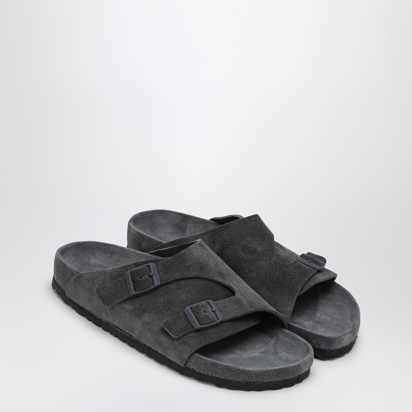 Birkenstock Slide Zürich Exquisite Grey In Suede - Banlieue91 -