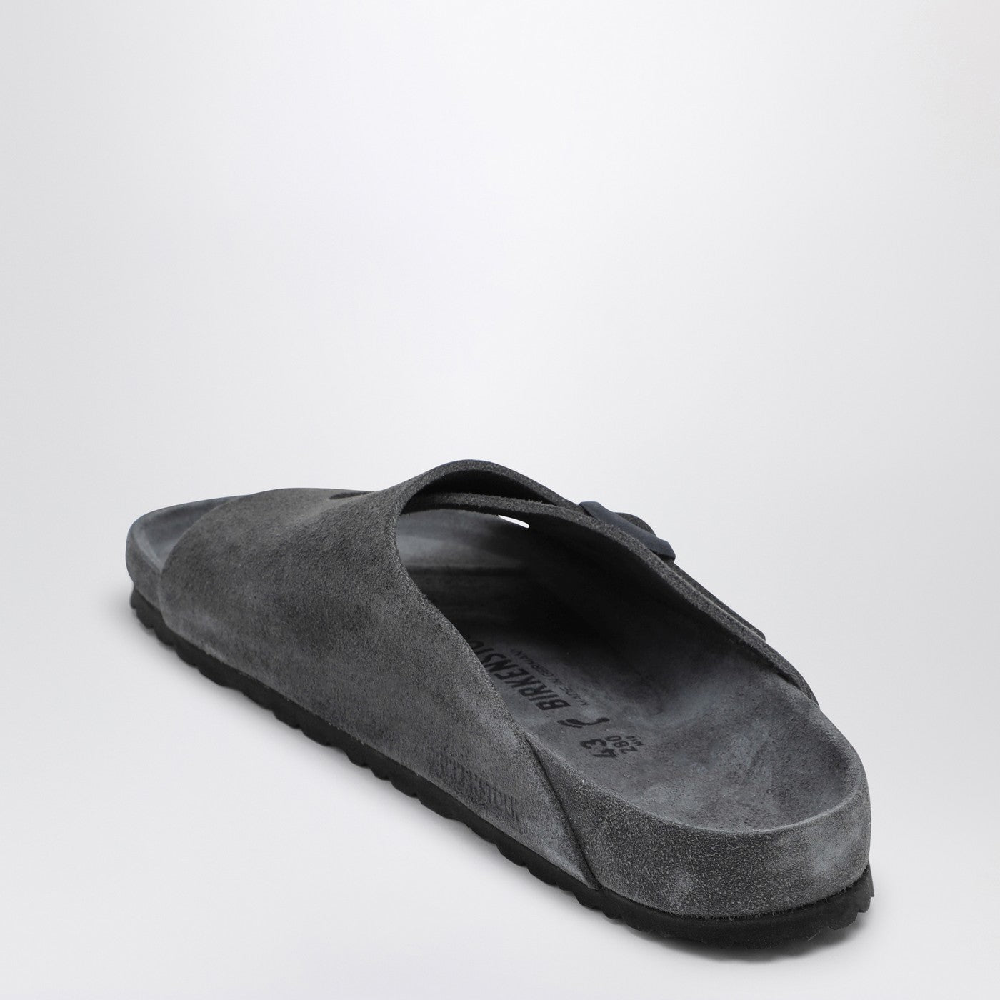 Birkenstock Slide Zürich Exquisite Grey In Suede - Banlieue91 -
