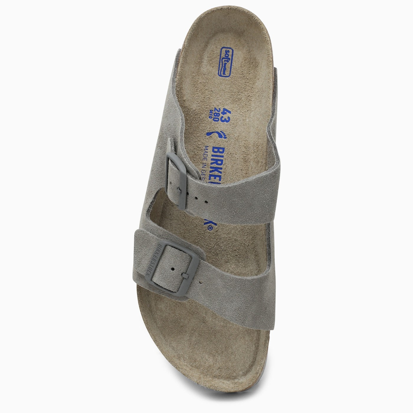 Birkenstock Slide Arizona Grey Leather - Banlieue91 -