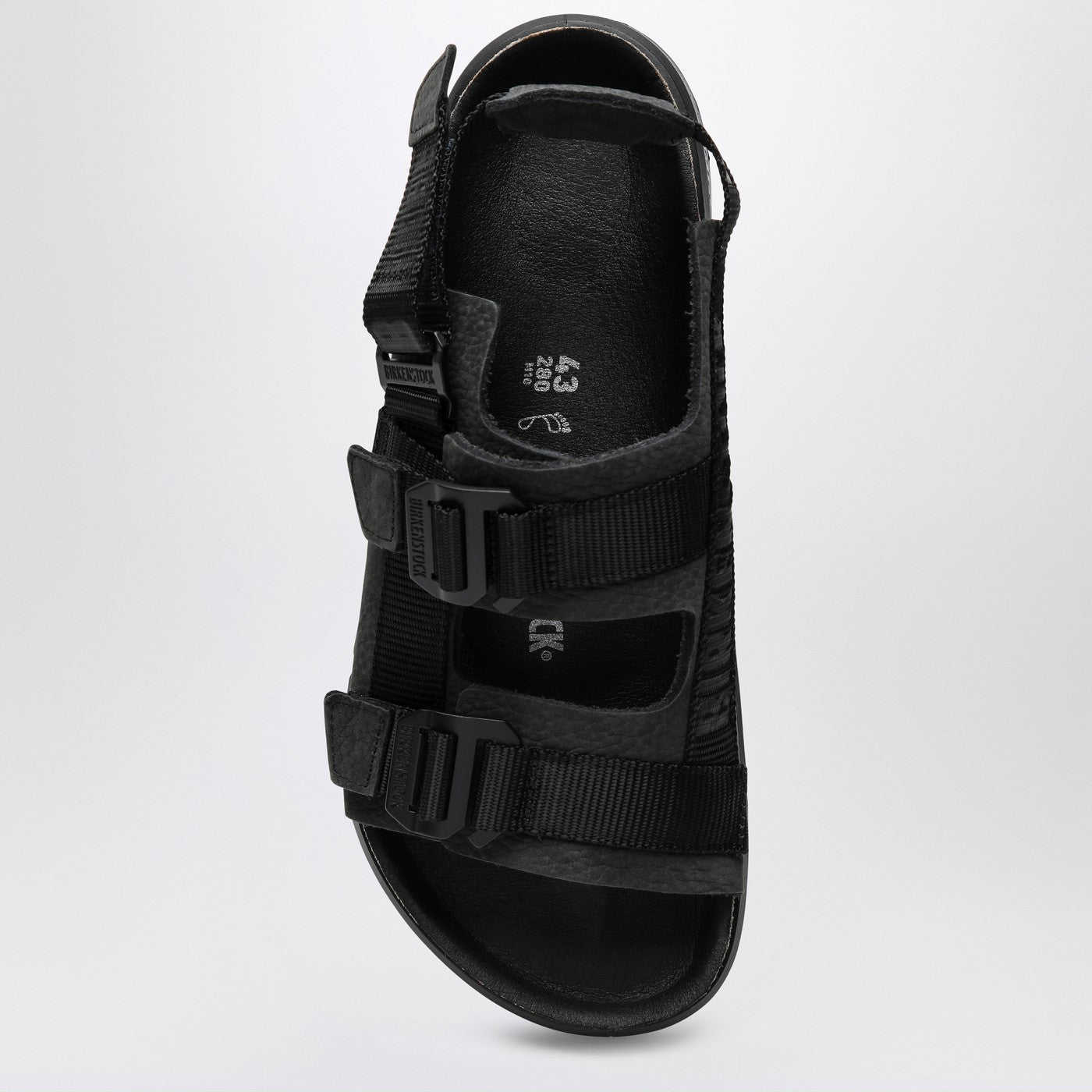 Birkenstock Black Shinjuku Sandal In Natural Leather And Tissue - Banlieue91 -