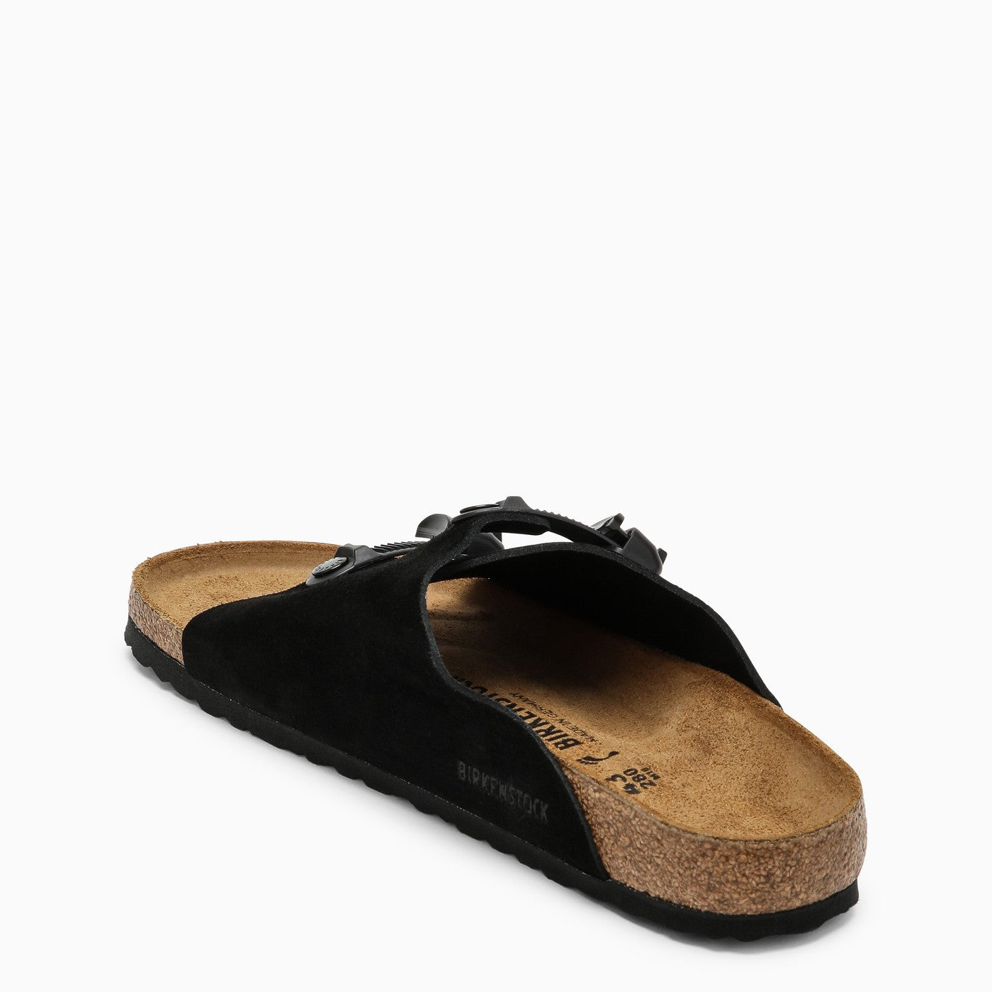 Birkenstock Slide Zürich Tech Black In Suede - Banlieue91 -
