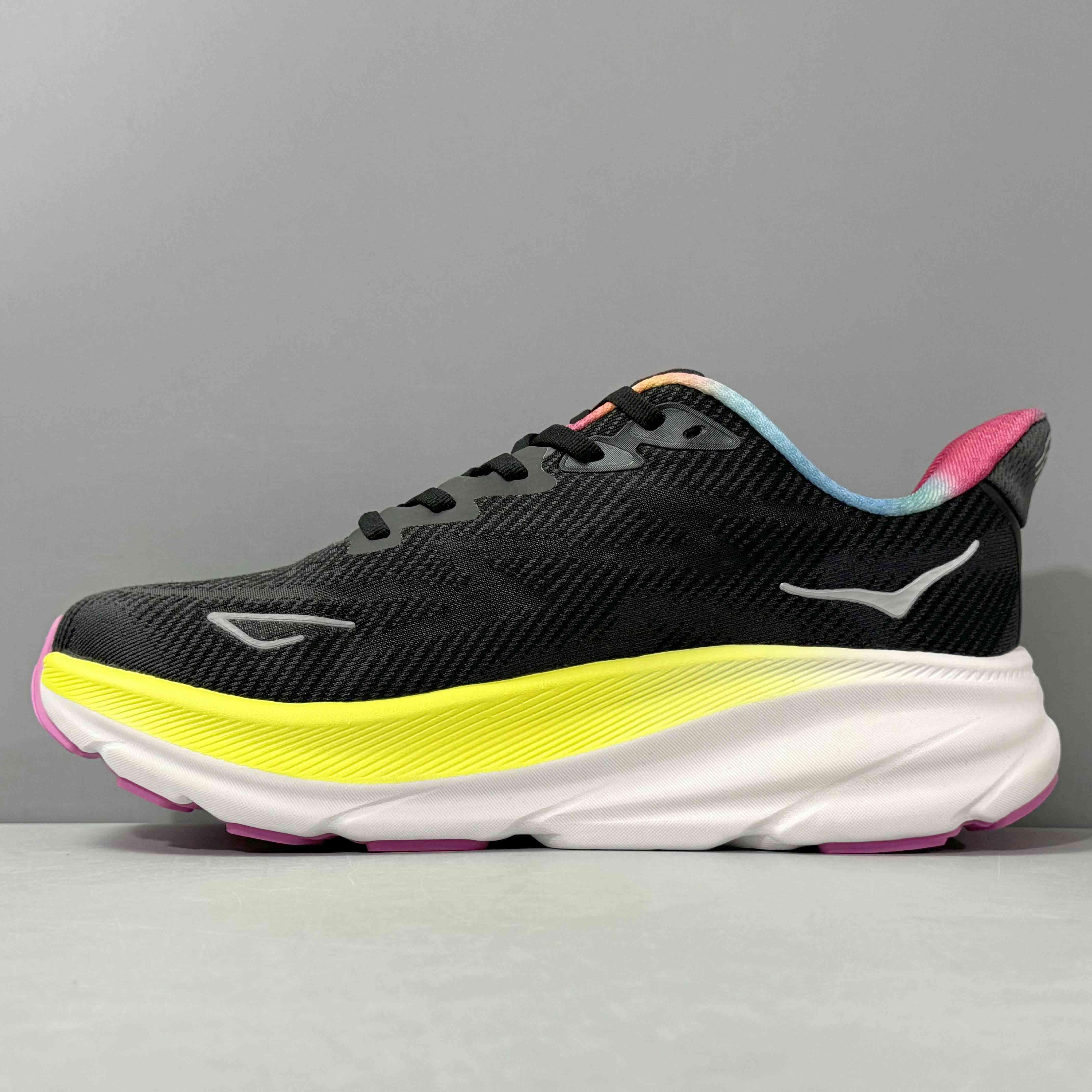 Hoka One One Clifton 9 'Black All Aboard Multi-Color' - Banlieue91