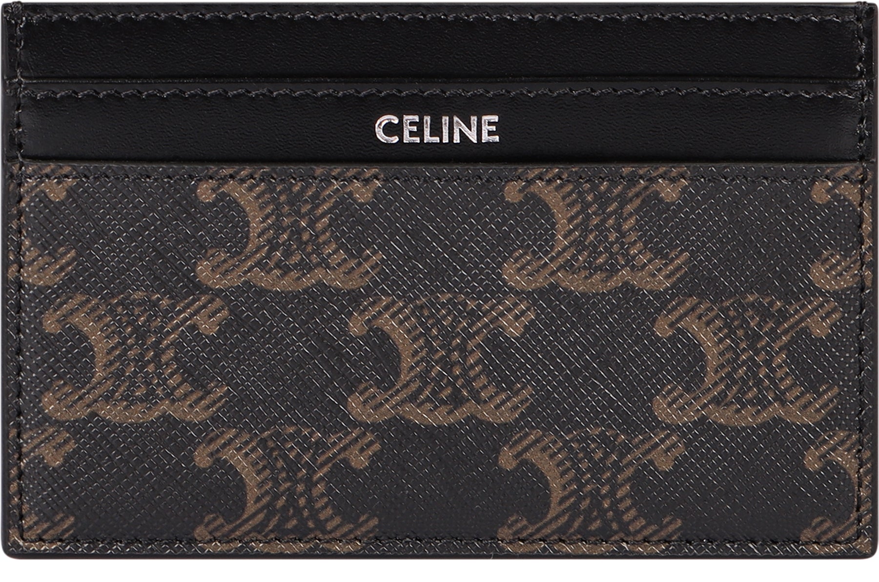CELINE Mini Triomphe Cardholder with Premium Finish - Banlieue91 -