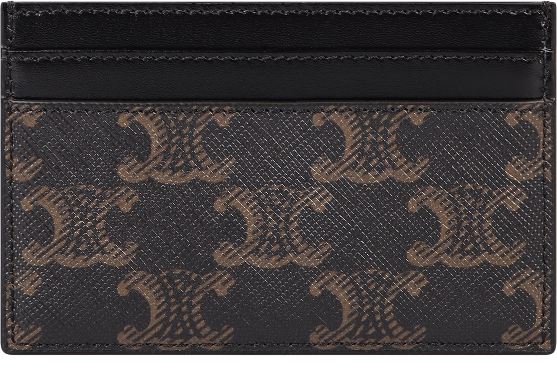 CELINE Mini Triomphe Cardholder with Premium Finish - Banlieue91 -