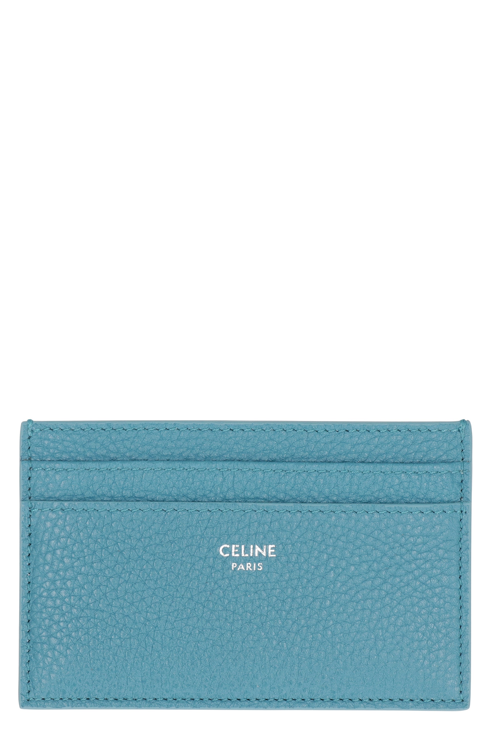 CELINE Pebbled Leather Card Holder with Five Slots -x7 cm - Banlieue91 -
