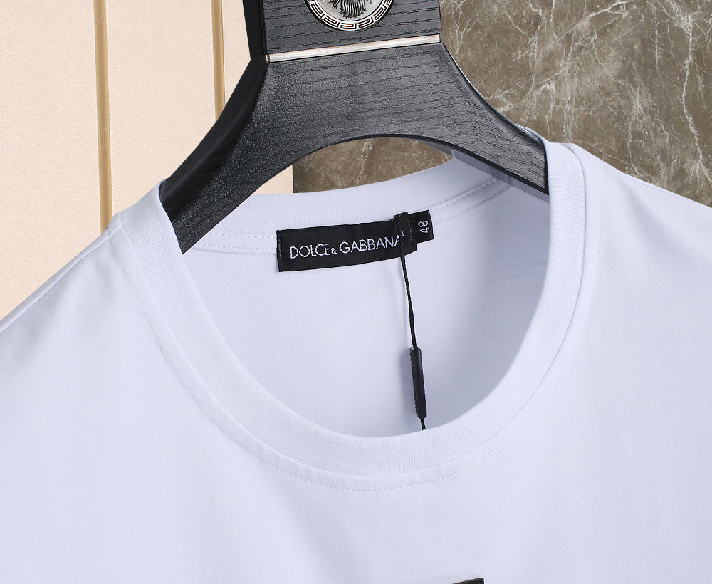 Dolce & Gabbana T-Shirt Without Collar 'White' - Banlieue91