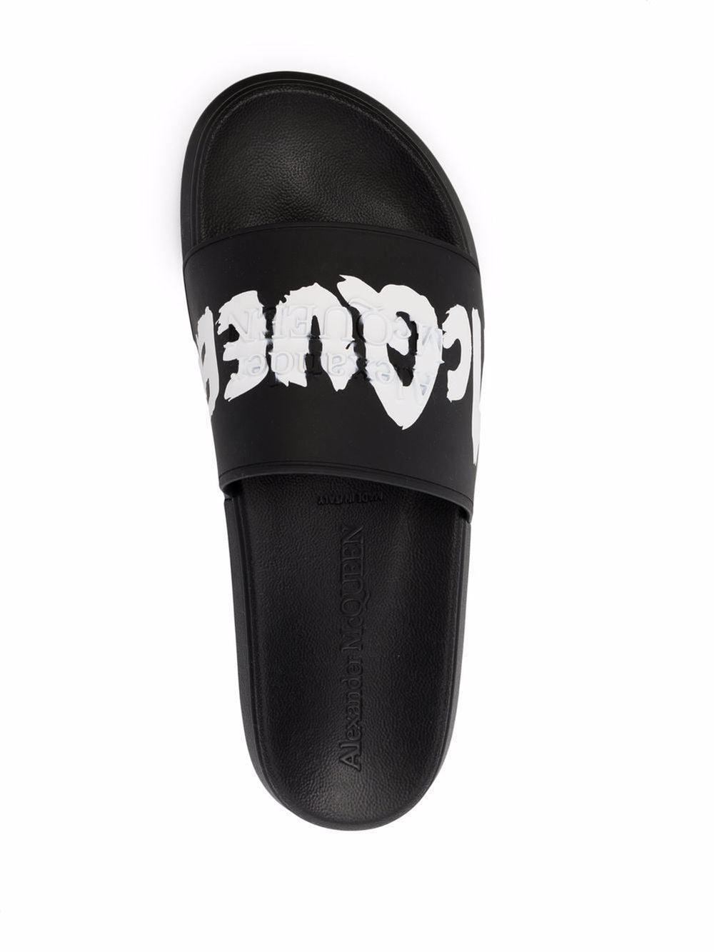 Alexander Mc Queen Graffiti Rubber Slides - Banlieue91 -