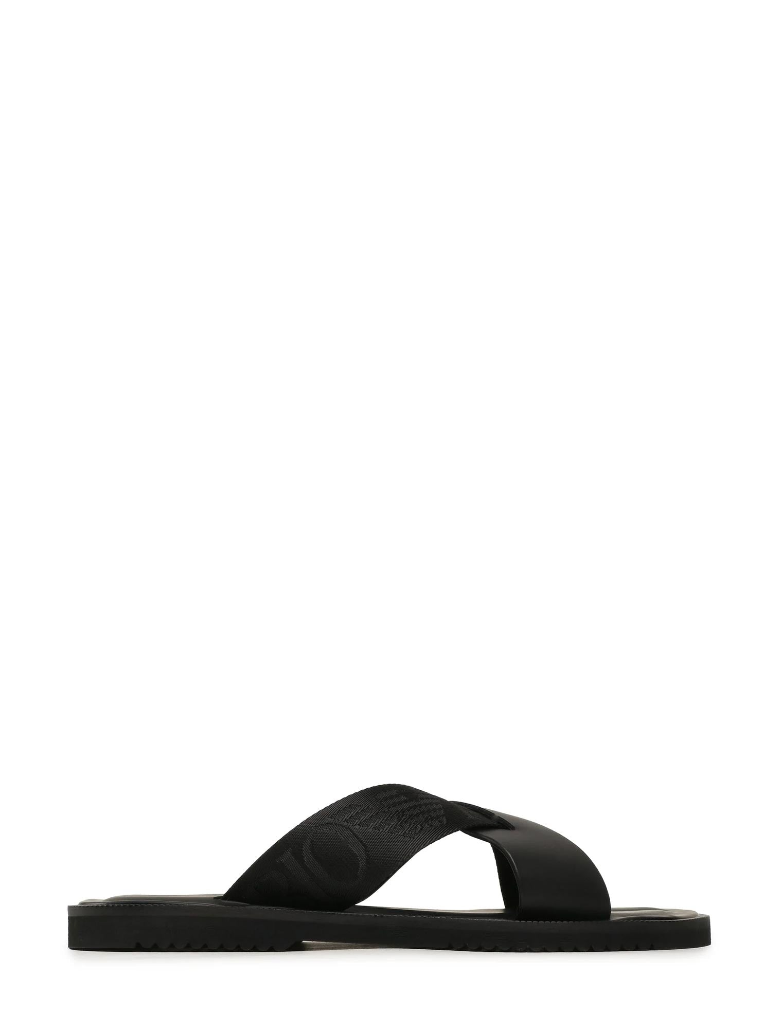Emporio Armani Sandals Black - Banlieue91 -